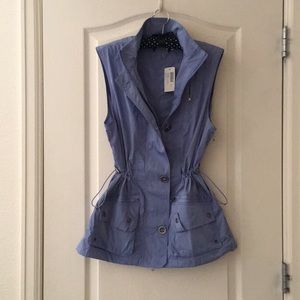 Chico’s  BRAND NEW blue vest